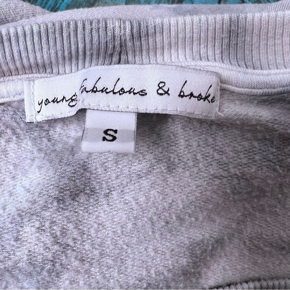 Young Fabulous & Broke Tie Dyed Crew Neck Sweater size small - Picture 6 of 7